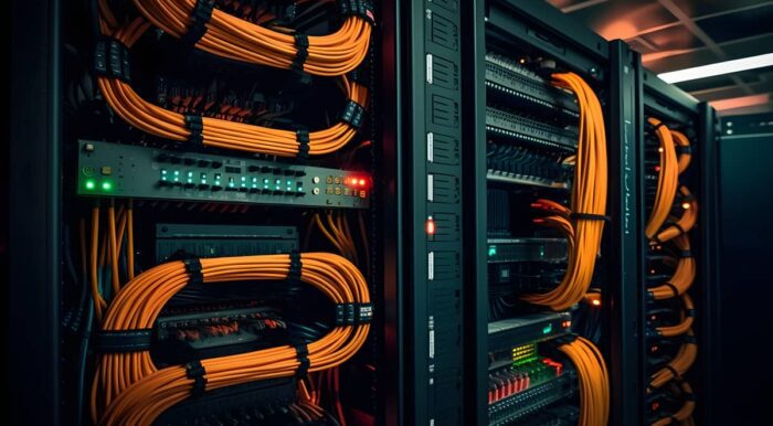 vecteezy_fiber-optic-cables-connected-to-an-optic-ports-in-data-center_46660165-min fiber optic cable connected to optic ports